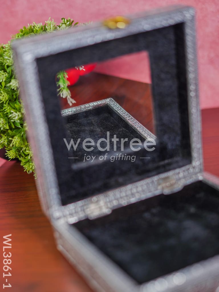 Jewel Box - Floral design with Mirror - WL3861