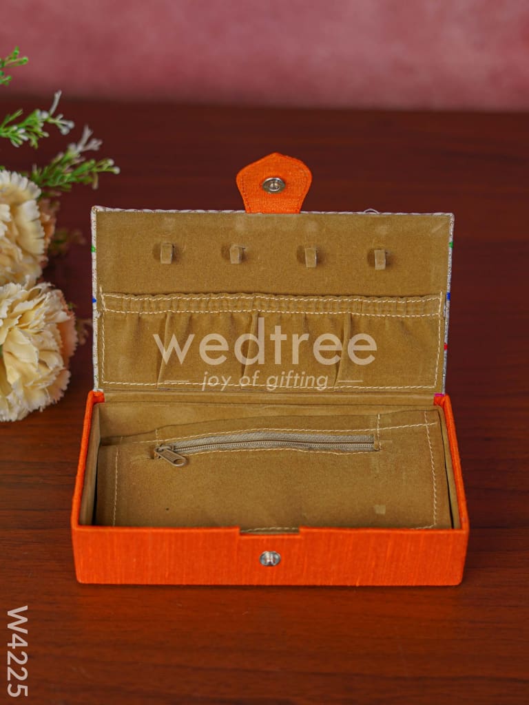 Jewel box rectangle with Colourful Dots - W4225