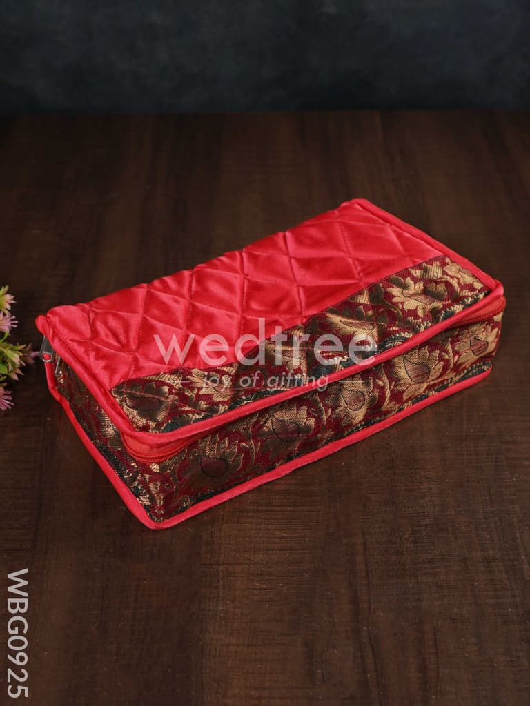 Jewel Organizer with Silk Zari Border - WBG0925