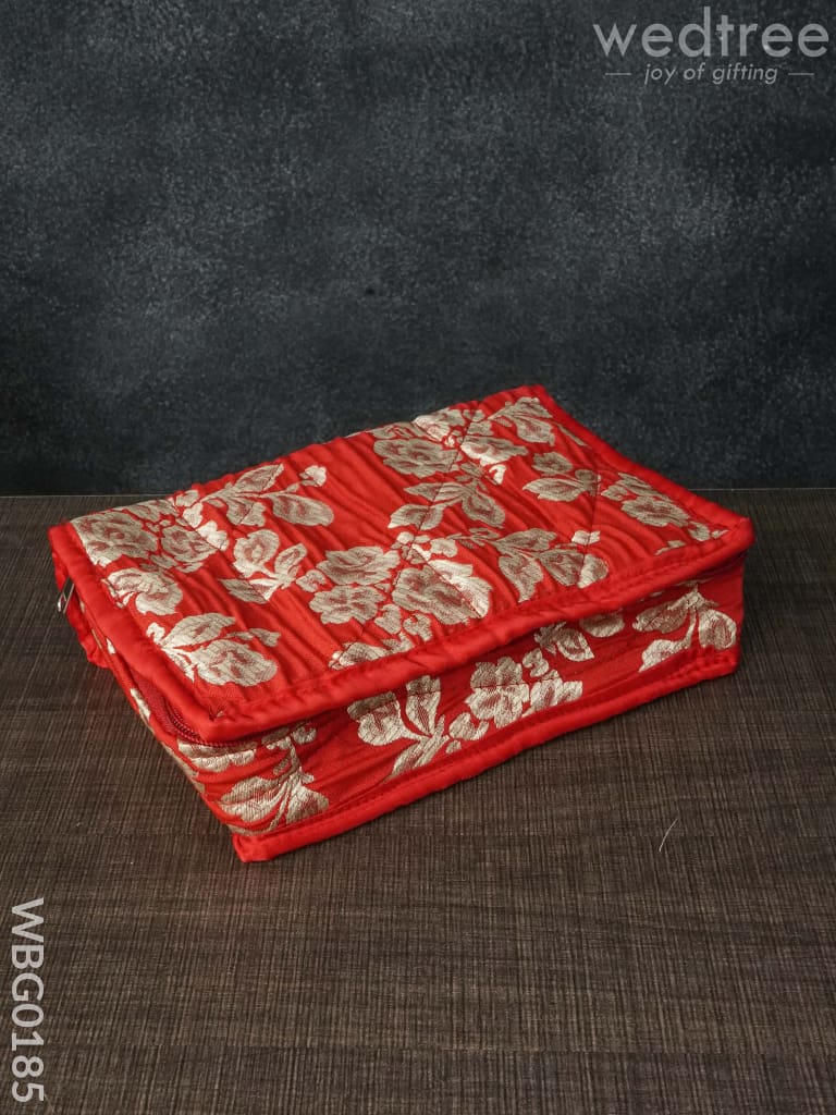 Jewel Pouch with Floral Design - WBG0185