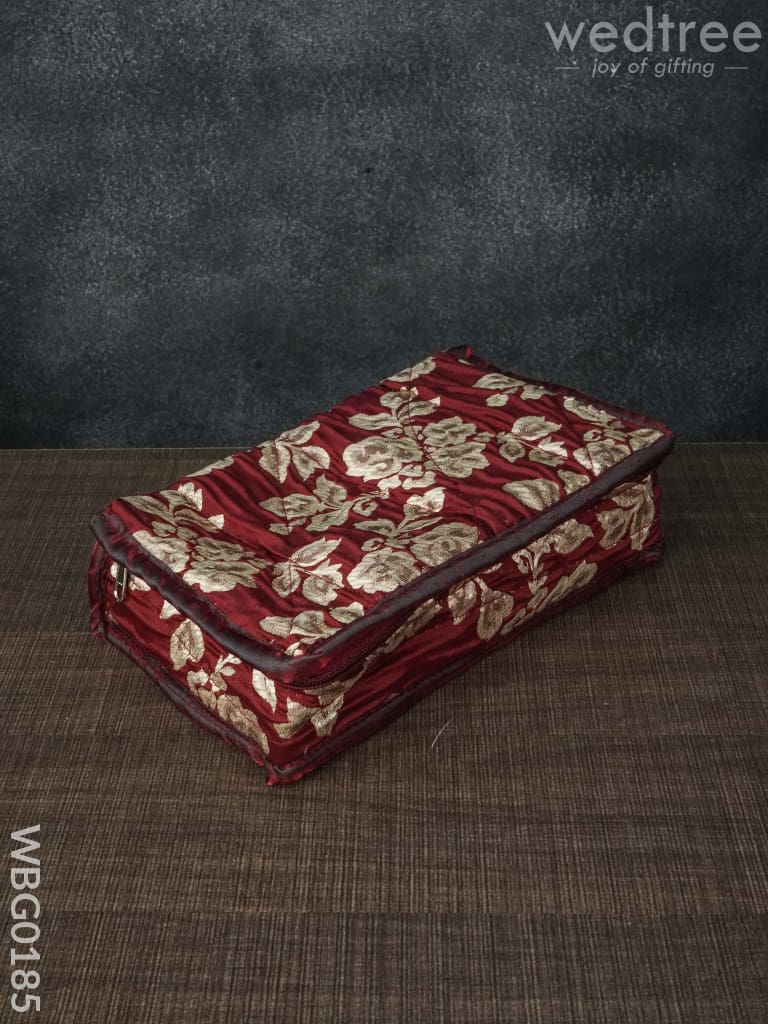Jewel Pouch with Floral Design - WBG0185