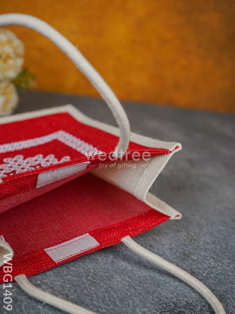 Jute Bag Kolam Design - WBG1409
