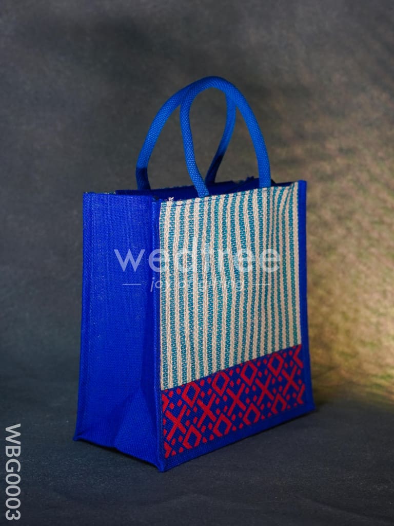 Jute Bag with Floral Patterns - WBG0003