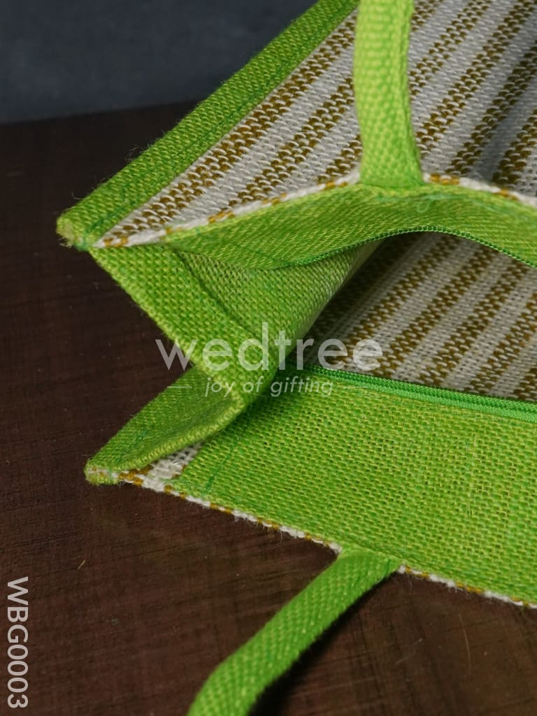 Jute Bag with Floral Patterns - WBG0003