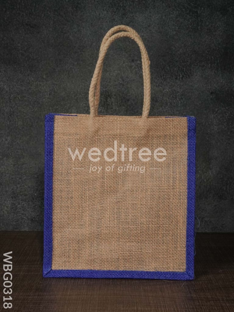 Jute Bag with Lace Work - WBG0318