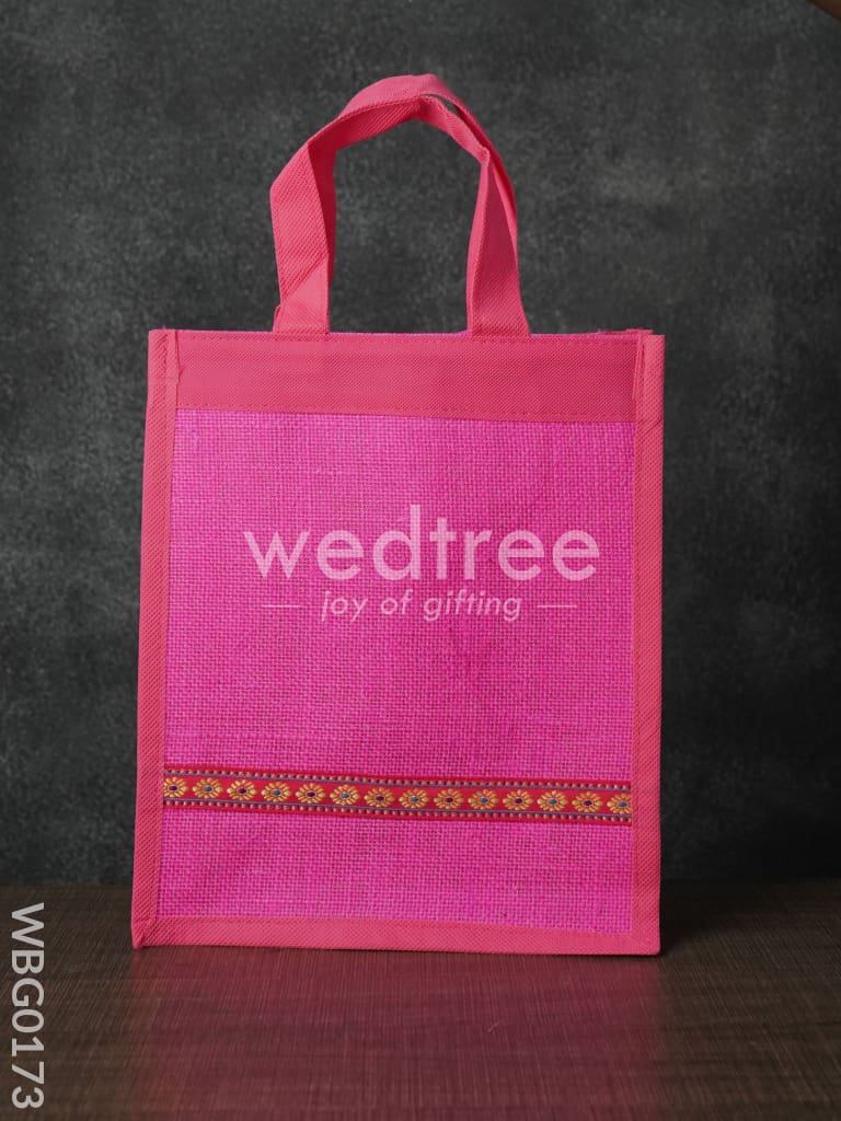 Jute Bag with Nonwoven Fabric - WBG0173