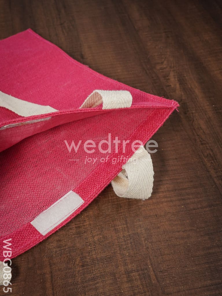 Jute Shopping Bag with Thread Handle - WBG0865