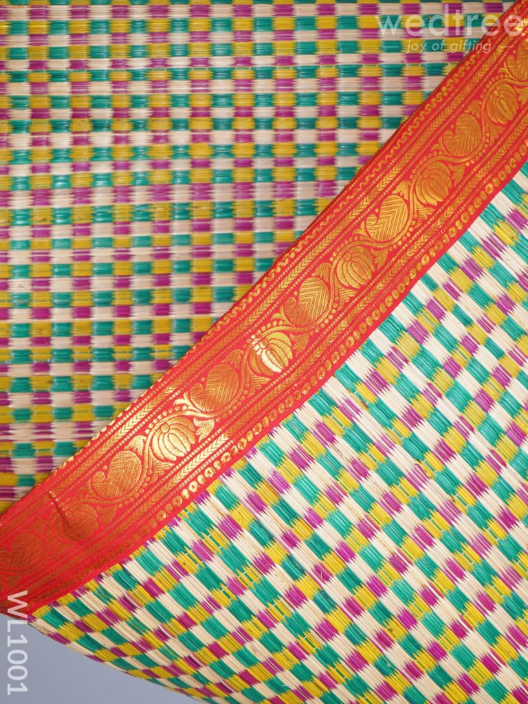 Kalyana Pattu Paai with Zari in the Border - WL1001