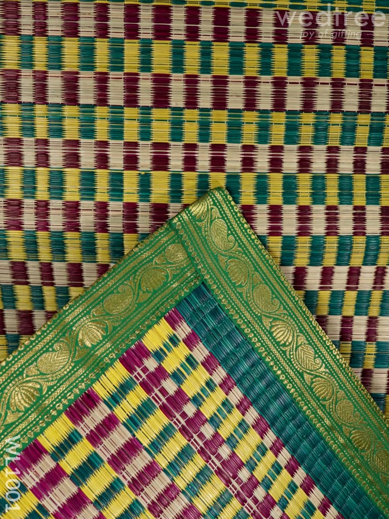 Kalyana Pattu Paai with Zari in the Border - WL1001