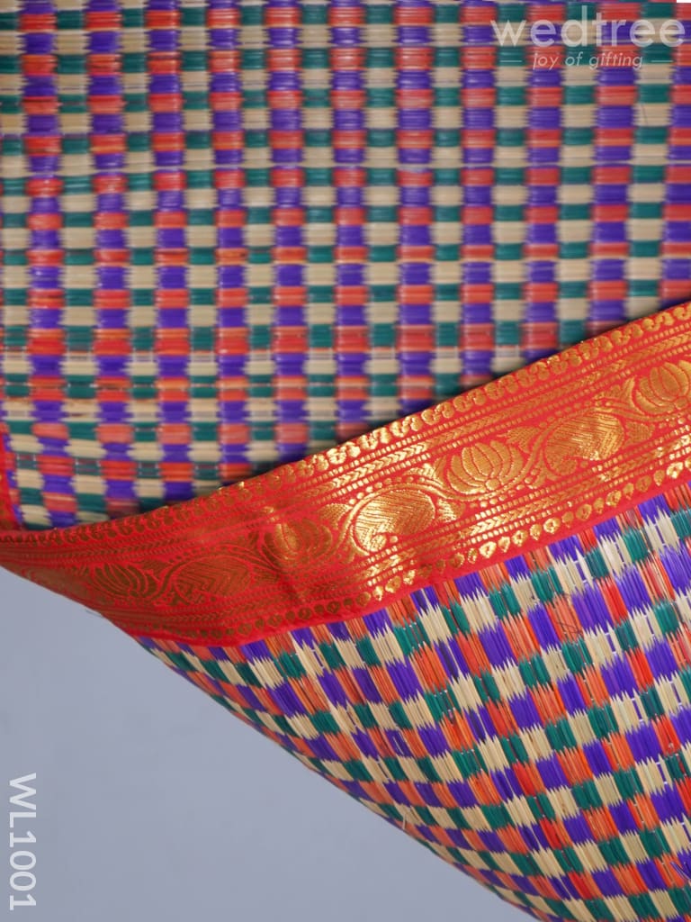 Kalyana Pattu Paai with Zari in the Border - WL1001