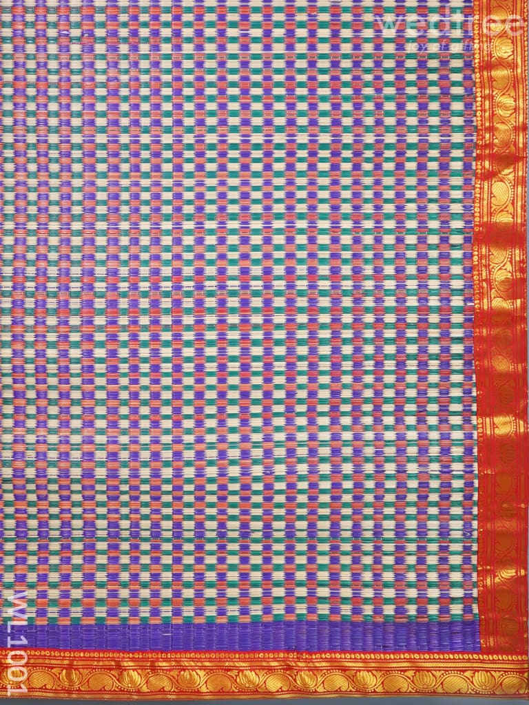 Kalyana Pattu Paai with Zari in the Border - WL1001