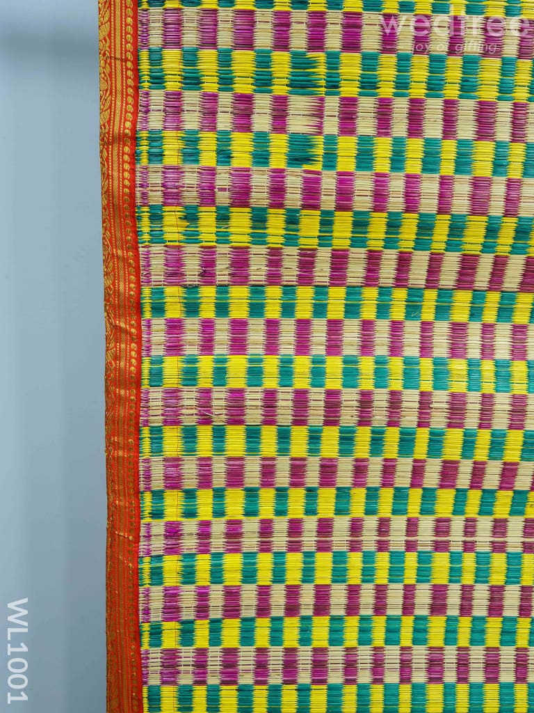 Kalyana Pattu Paai with Zari in the Border - WL1001