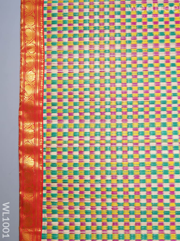 Kalyana Pattu Paai with Zari in the Border - WL1001