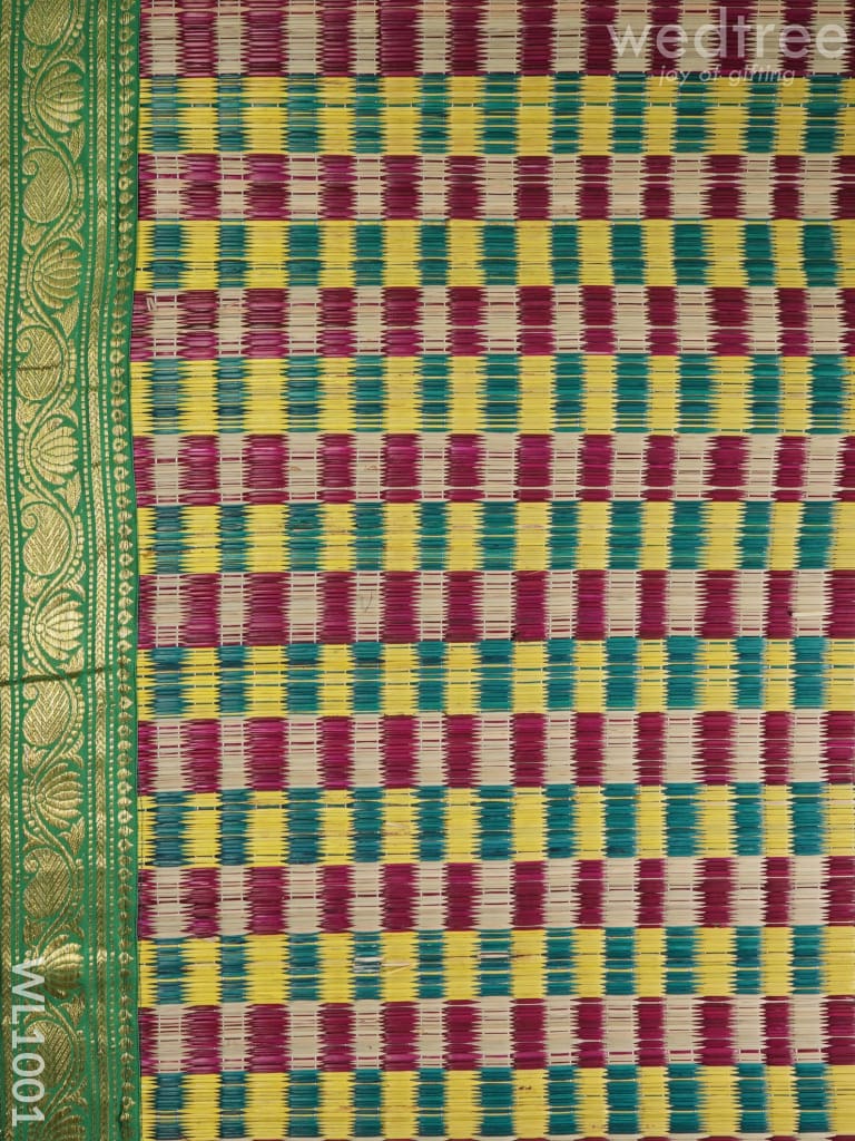 Kalyana Pattu Paai with Zari in the Border - WL1001