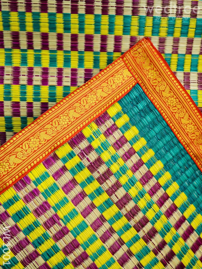 Kalyana Pattu Paai with Zari in the Border - WL1001