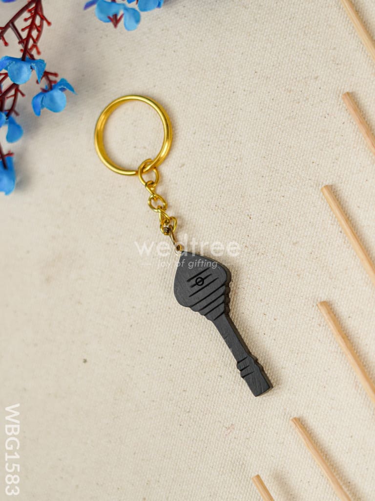 Karungali Vel Keychain - 4 inch - WBG1583