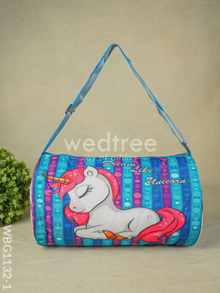 Kids Duffle Bag - Unicorn - WBG1132-1