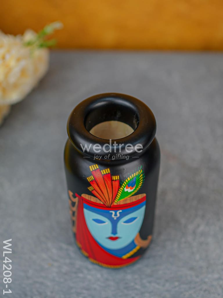 Kondapalli - Handpainted Flower Vase - WL4208