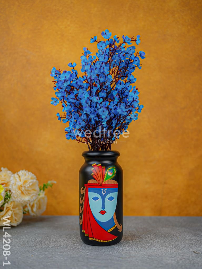 Kondapalli - Handpainted Flower Vase - WL4208
