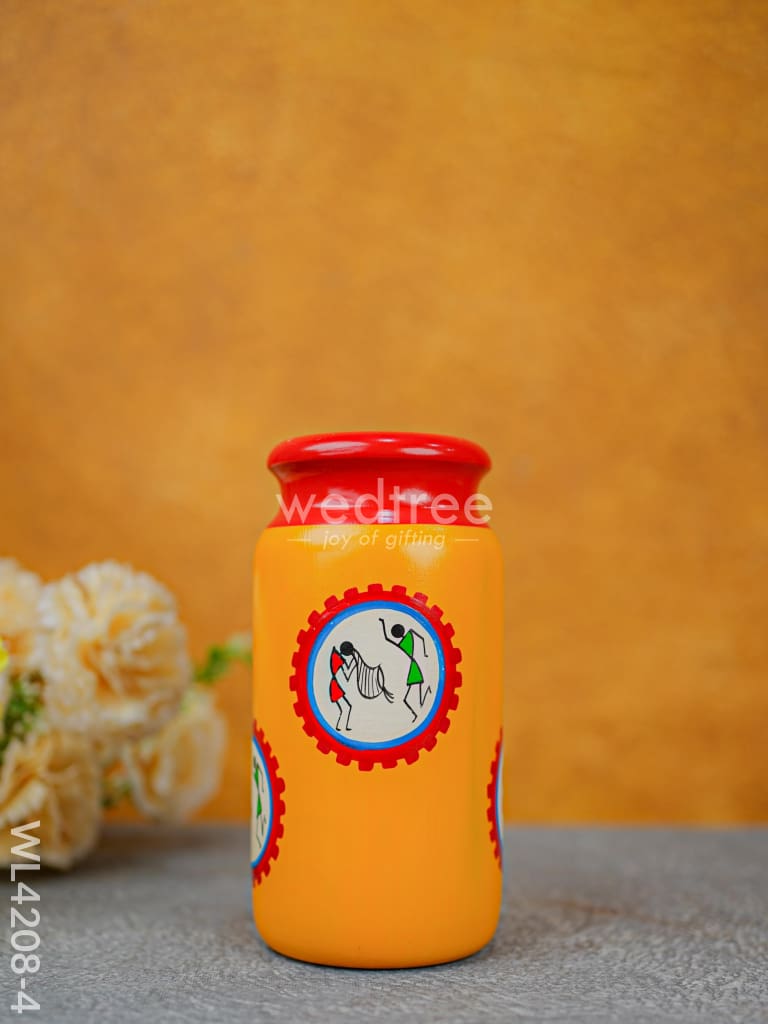 Kondapalli - Handpainted Flower Vase - WL4208