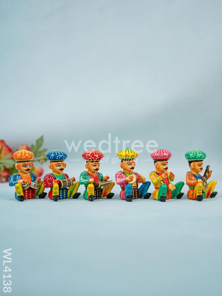 Kondapalli Toy (Large) - Musician set of 6 - WL4138