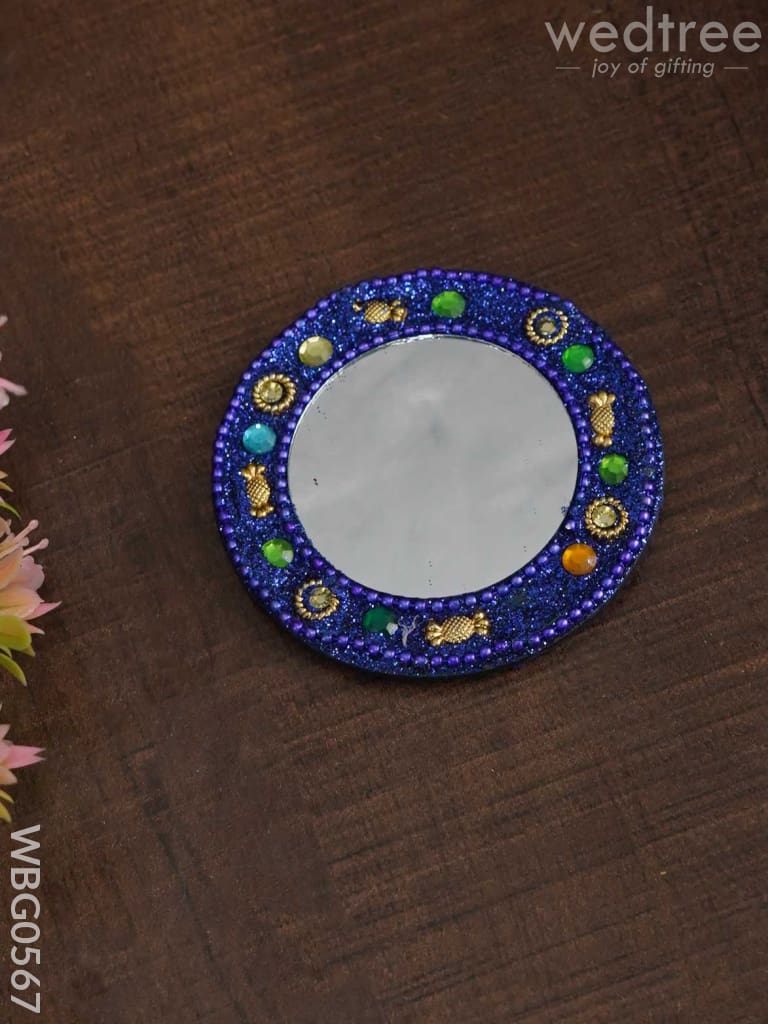 Lac Pocket Mirror - Round - WBG0567