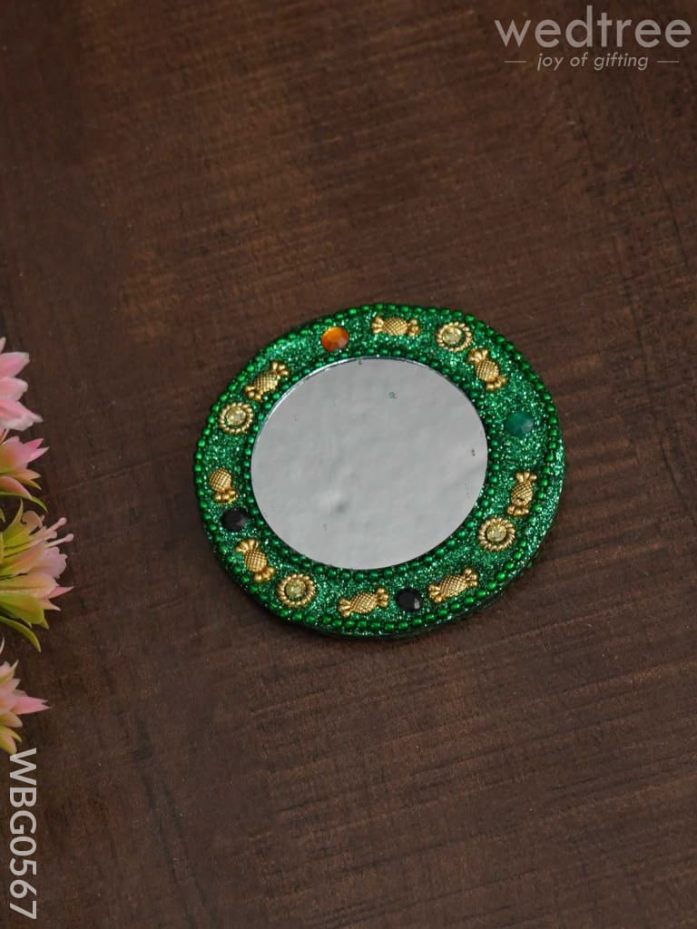 Lac Pocket Mirror - Round - WBG0567