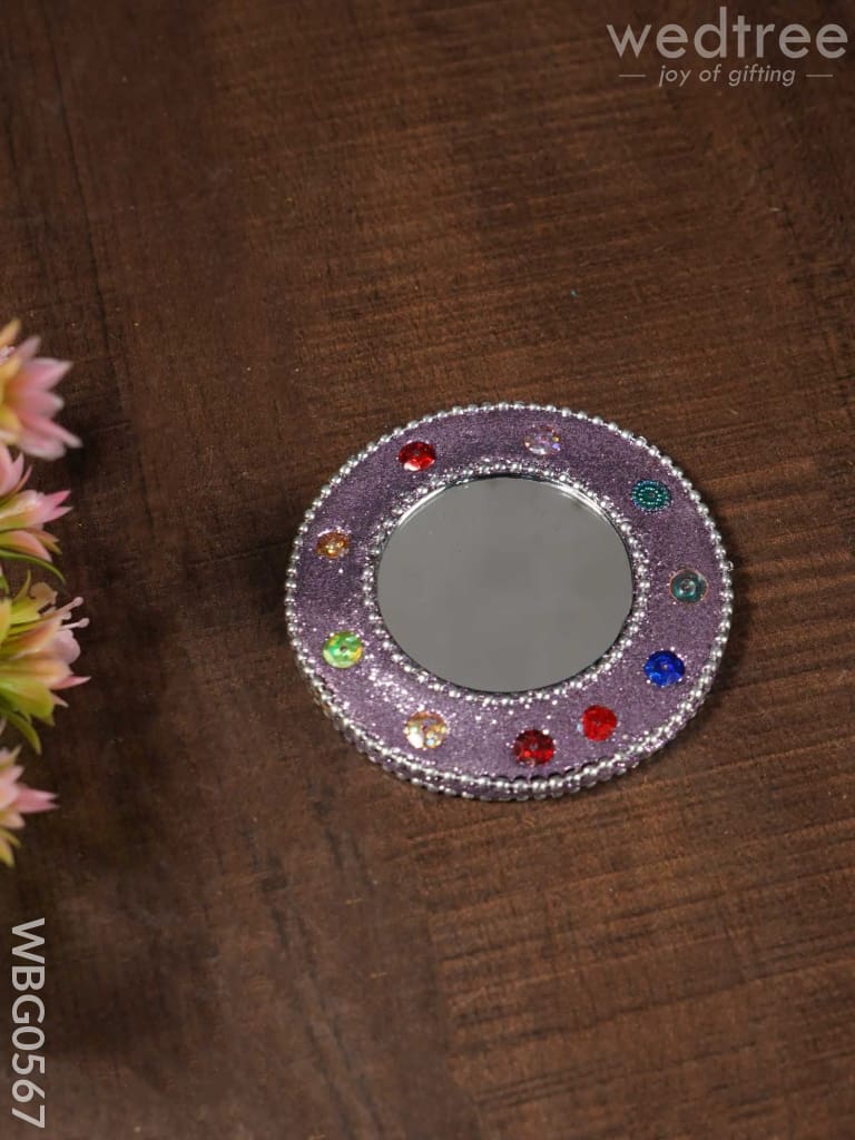 Lac Pocket Mirror - Round - WBG0567