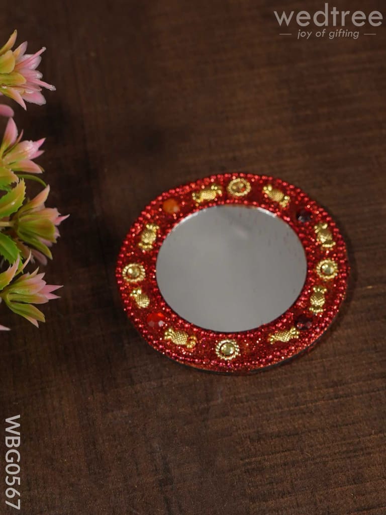 Lac Pocket Mirror - Round - WBG0567
