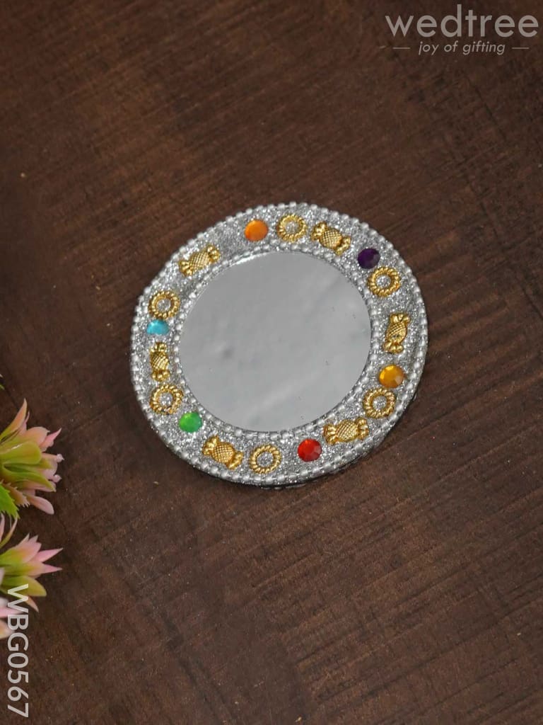 Lac Pocket Mirror - Round - WBG0567