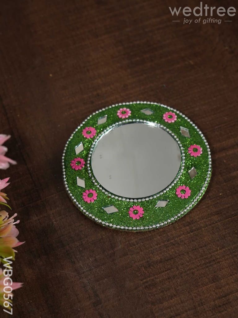 Lac Pocket Mirror - Round - WBG0567