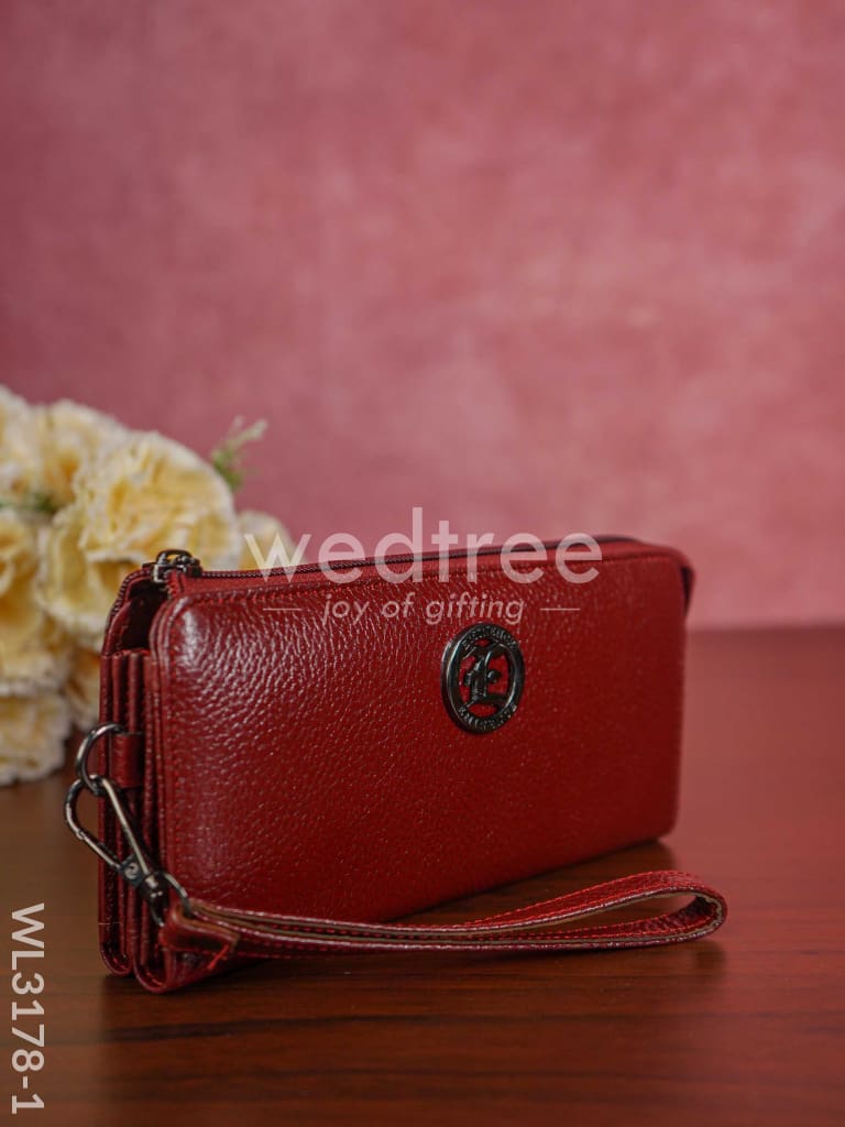 Ladies wallet with Self Design - WL3178