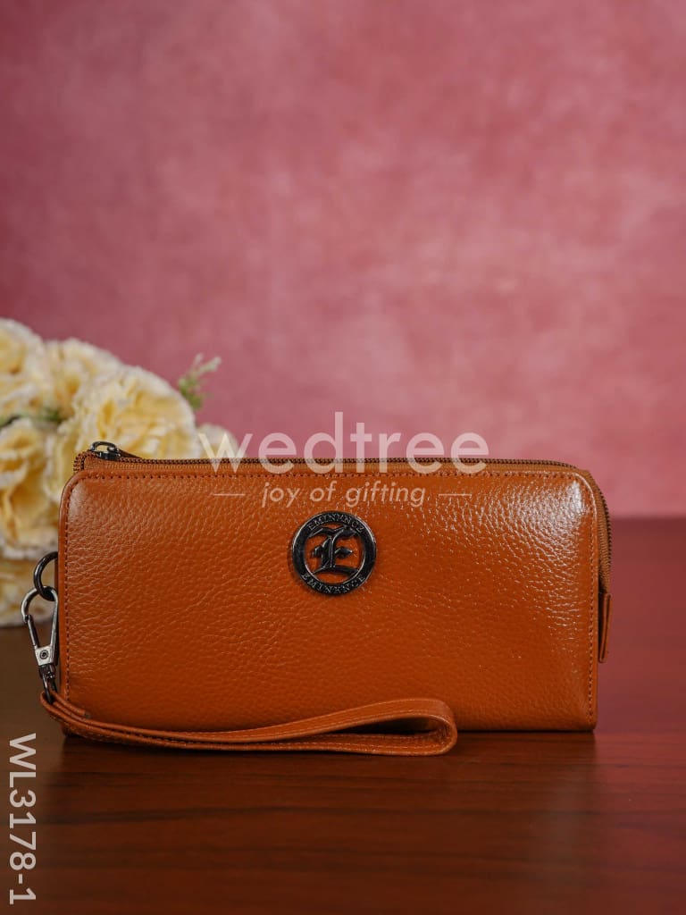 Ladies wallet with Self Design - WL3178