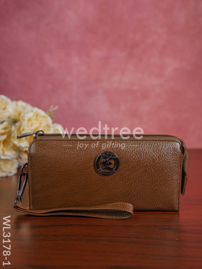 Ladies wallet with Self Design - WL3178