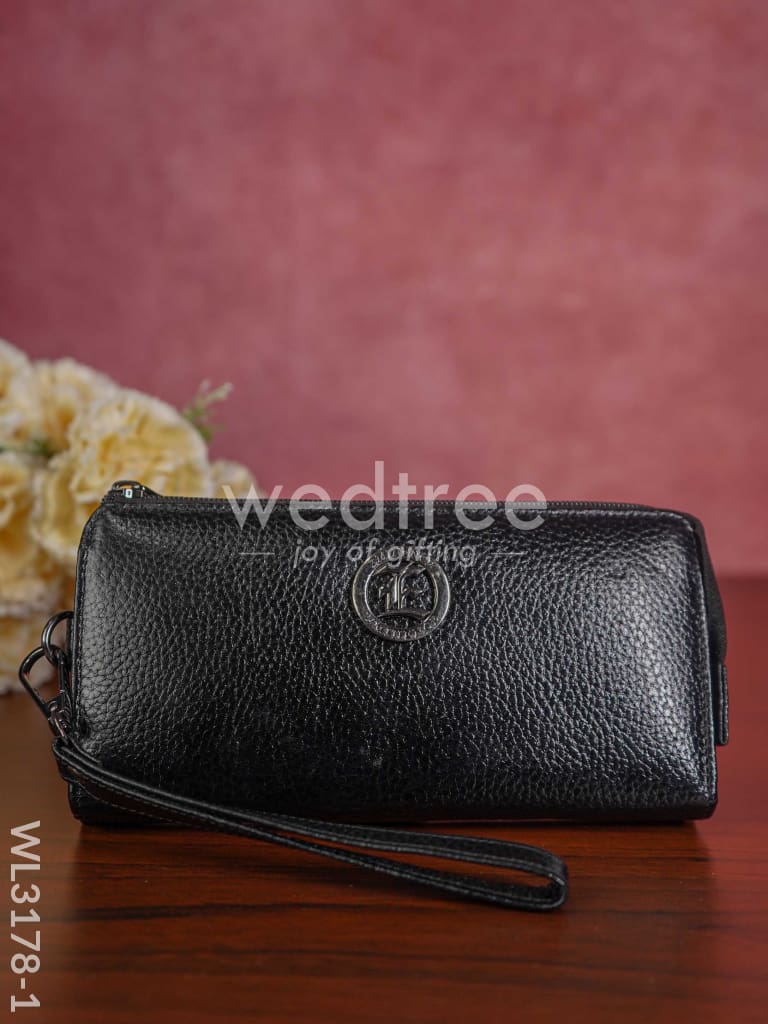 Ladies wallet with Self Design - WL3178