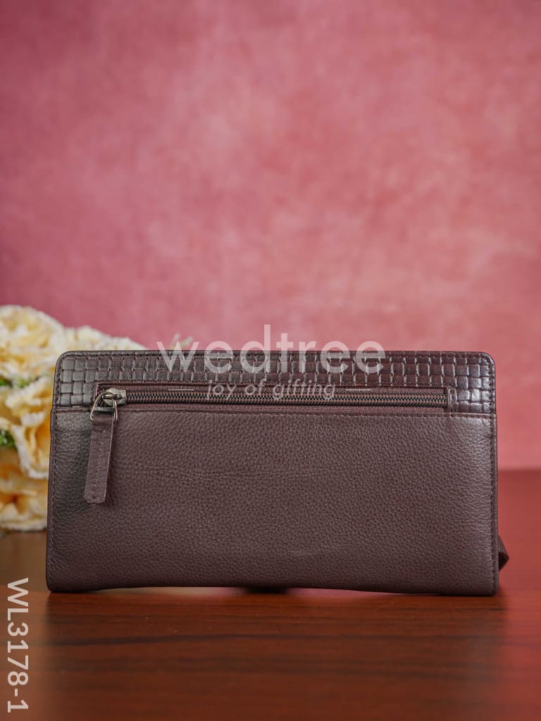 Ladies wallet with Self Design - WL3178