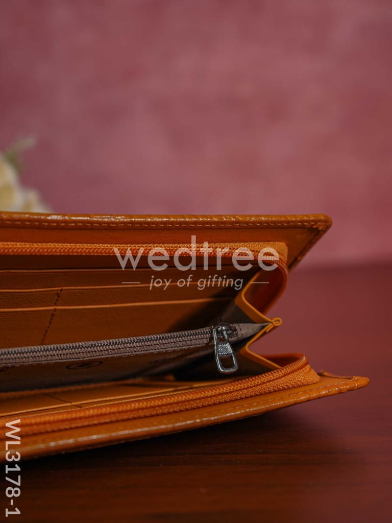 Ladies wallet with Self Design - WL3178