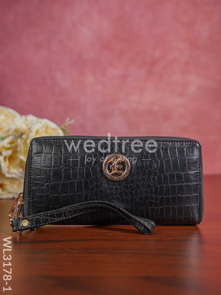 Ladies wallet with Self Design - WL3178