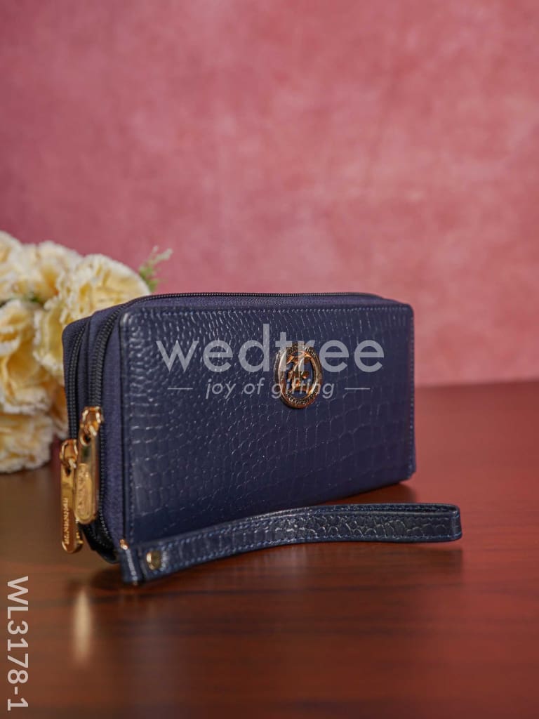 Ladies wallet with Self Design - WL3178
