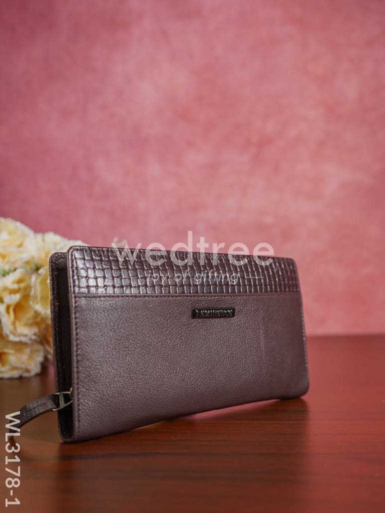 Ladies wallet with Self Design - WL3178
