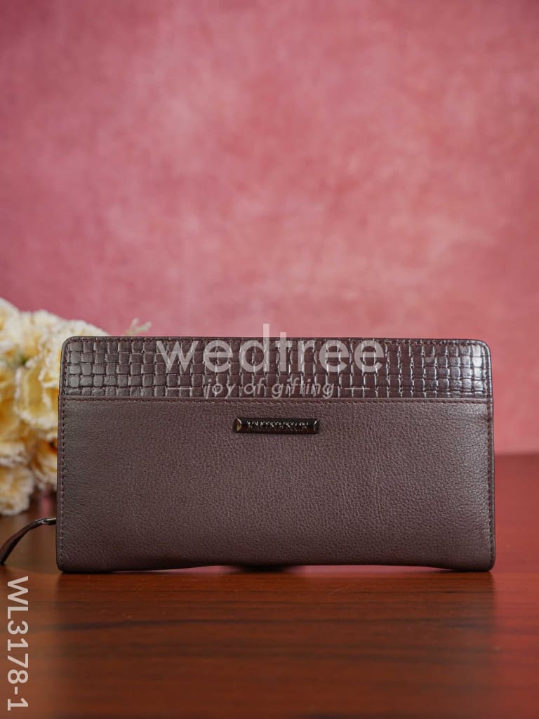 Ladies wallet with Self Design - WL3178