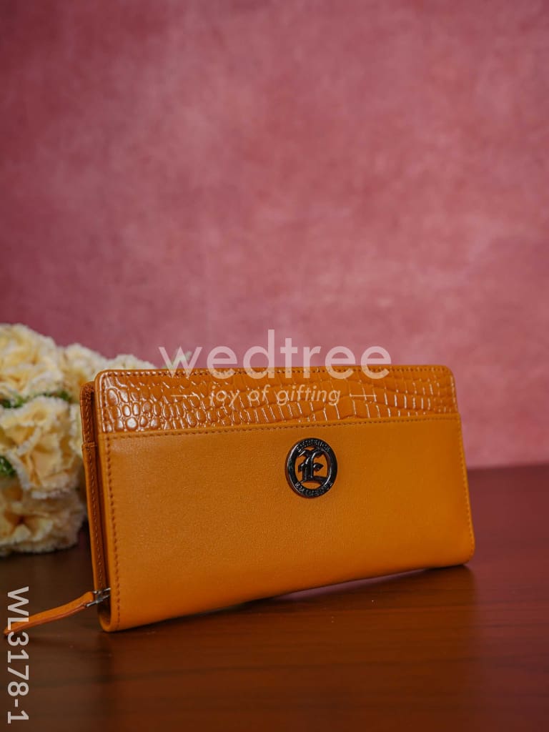 Ladies wallet with Self Design - WL3178