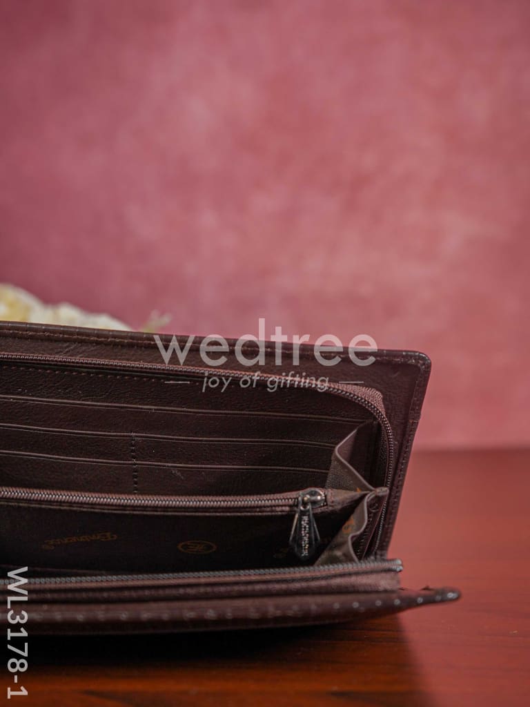 Ladies wallet with Self Design - WL3178