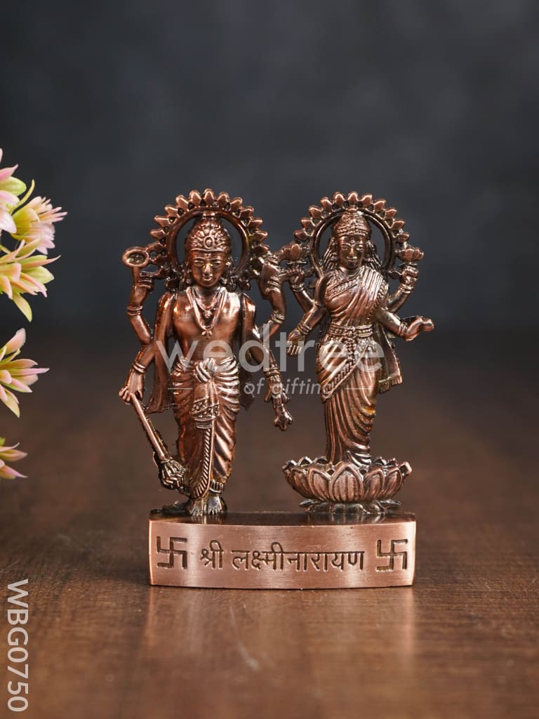 Lakshmi Narayana Murthi Big - Copper Antique Finish - WBG0750
