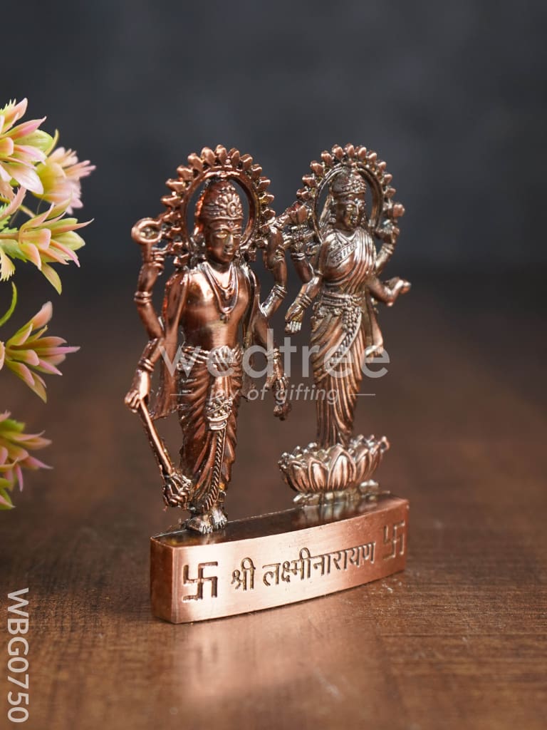 Lakshmi Narayana Murthi Big - Copper Antique Finish - WBG0750