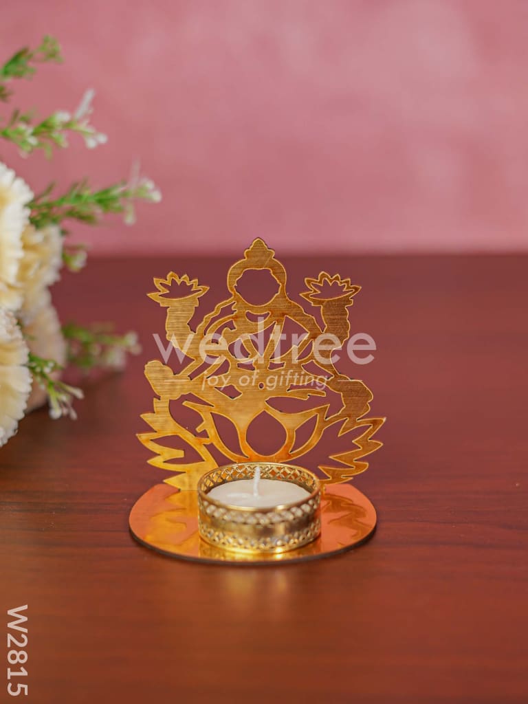 Lakshmi shadow candle holder - MDF - W2815