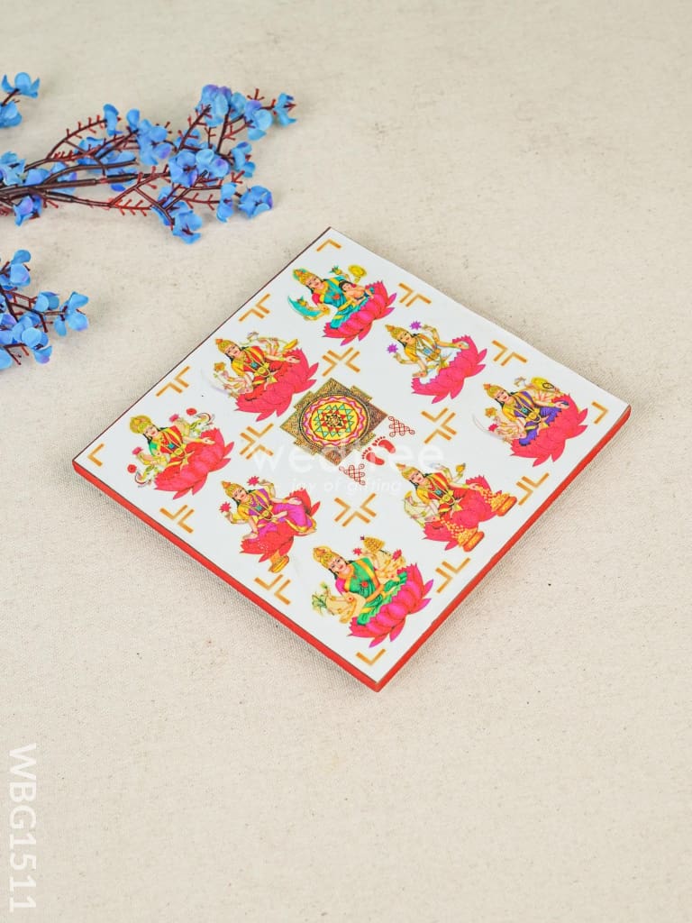 Laminated Manai - Ashtalaksmi Design - WBG1511