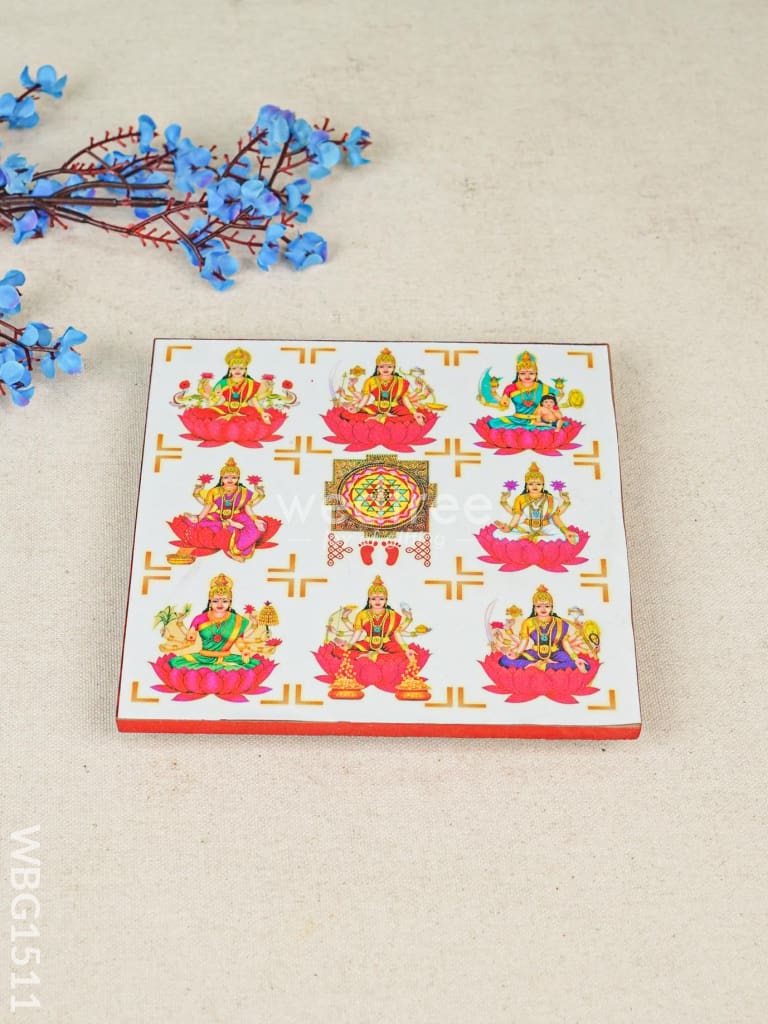 Laminated Manai - Ashtalaksmi Design - WBG1511