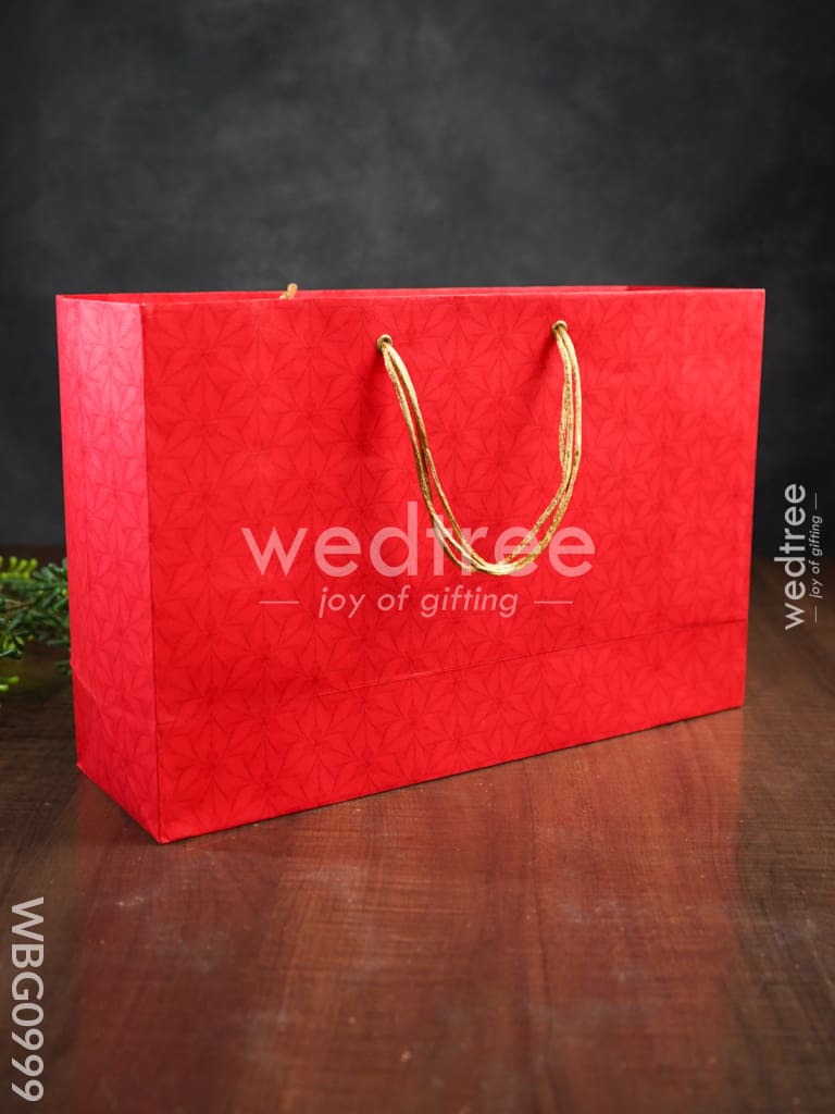 Leaf Design Printed Paper Bag - WBG0999