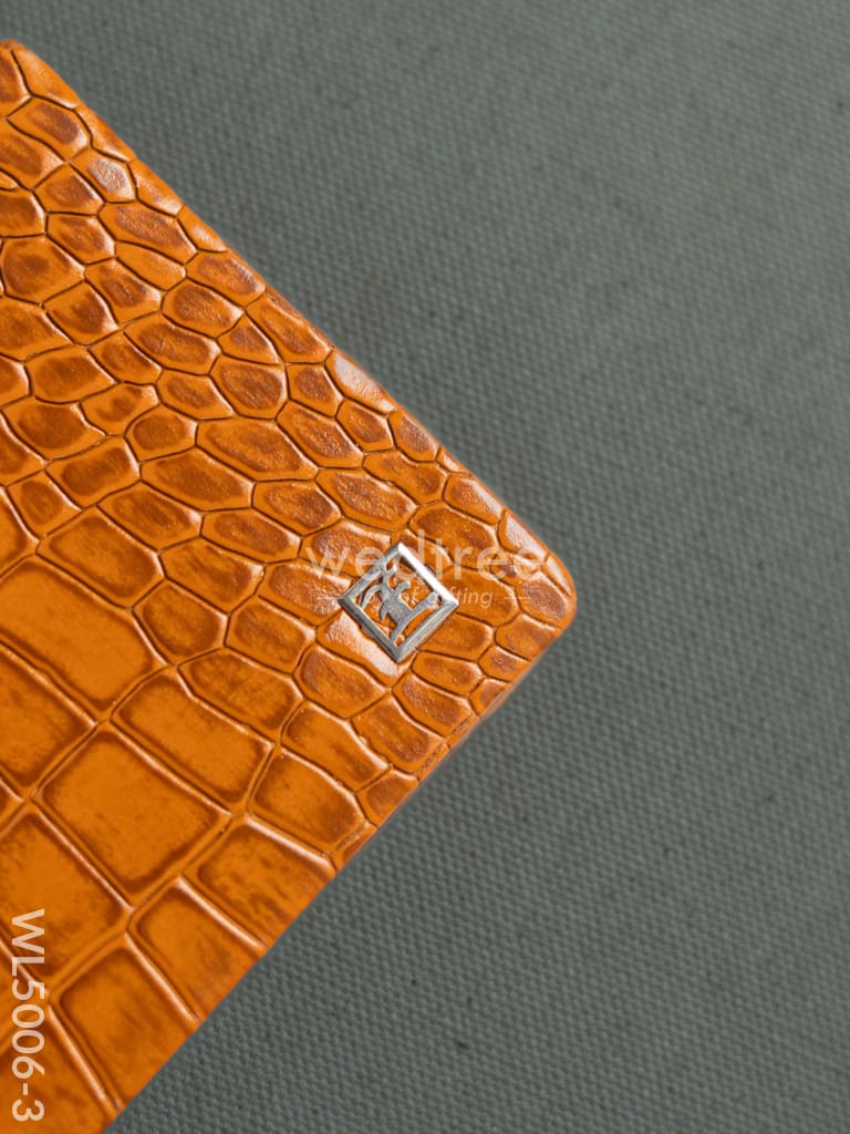 Leather Men's Wallet - Tan - WL5006-3
